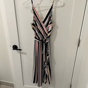 Colorful striped sundresss